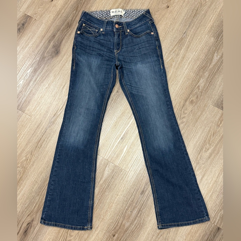 Ariat R.E.A.L. Denim Perfect Rise Boot Jeans Size 27R